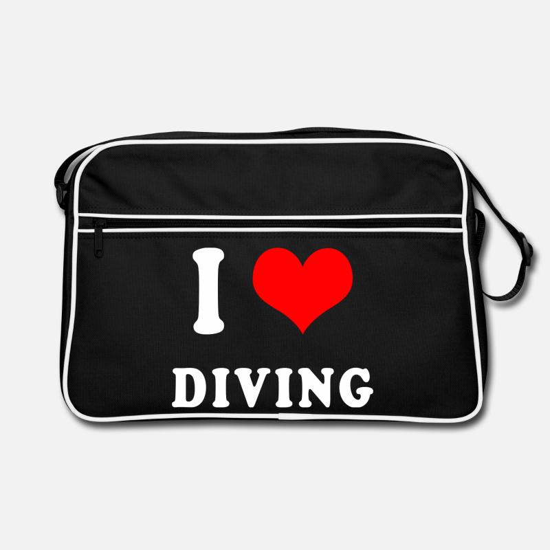I love diving Retro Bag