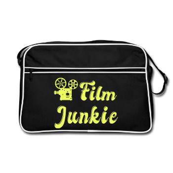 Film Junkie Design - Retro Bag - black/white - Front