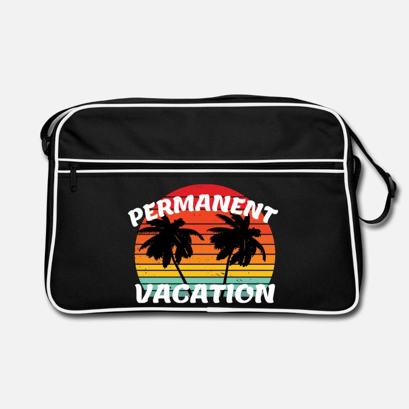 Holidays and pensions - Permanent Vacation Retro Bag