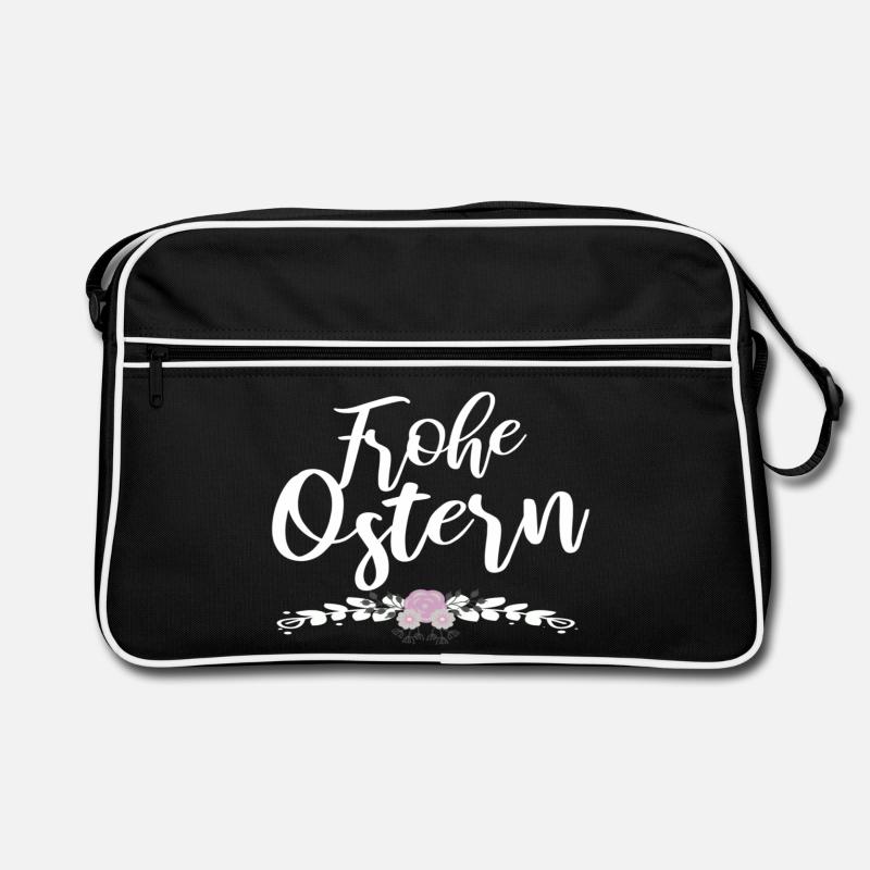 frohe Ostern Retro Tasche