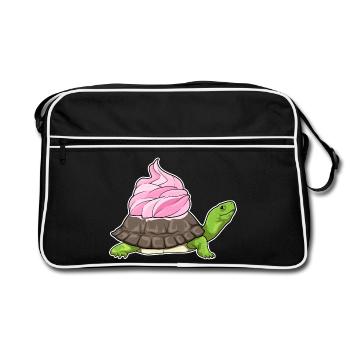 Turtle Frosting - Retro Bag - black/white - Front