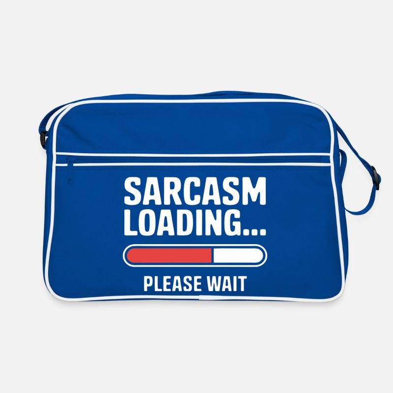 Sarcasm Loading Funny Saying Sarcastic Quote Gift Retro Bag