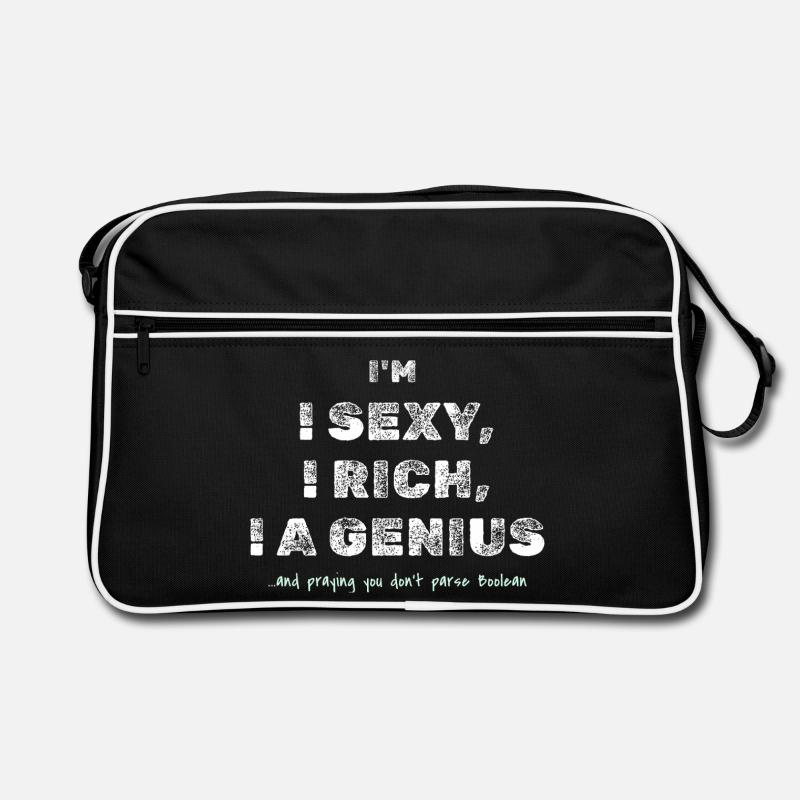 Boolescher Witz – Lustiges Dev-T-Shirt Retro Tasche