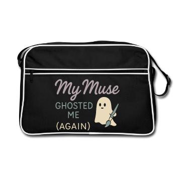 Kreative Denkweise, Künstlerhumor, Mehr Chaos - Sac Retro - noir/blanc - Devant