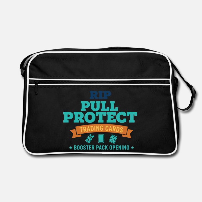 Rip Pull Protect Trading Cards Booster Pack Retro Tasche