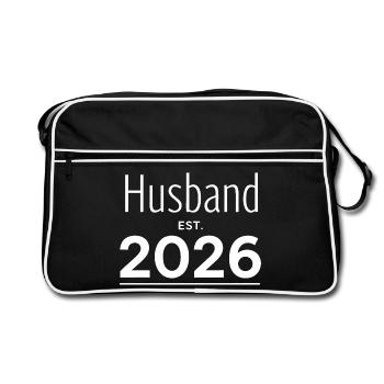 Mari marié 2026 - Sac Retro - noir/blanc - Devant
