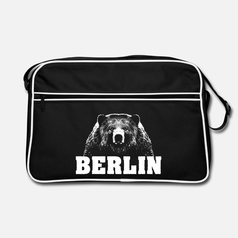 Ours de Berlin - Sac Retro - noir/blanc