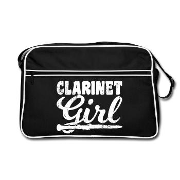 Clarinettiste - Sac Retro - noir/blanc - Devant
