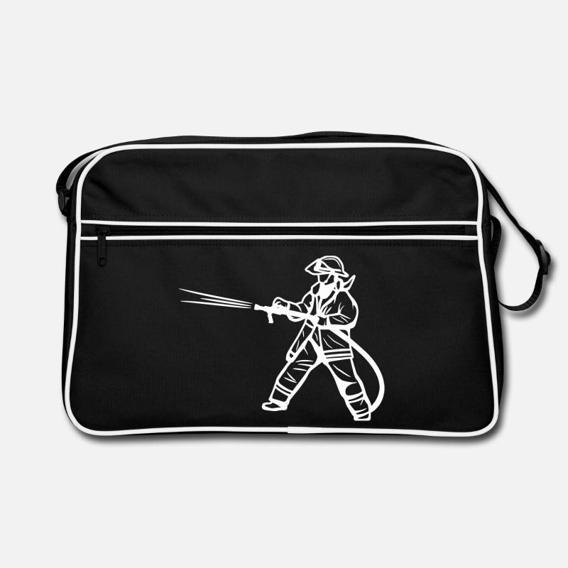 Dessin de pompier Sac Retro