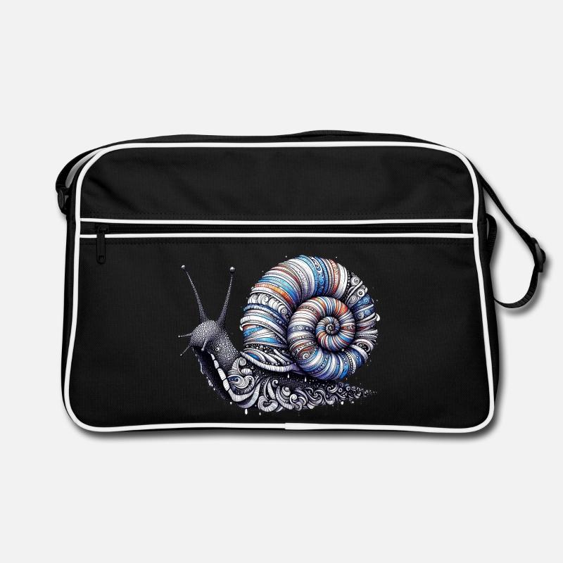 Schnecke Retro Tasche