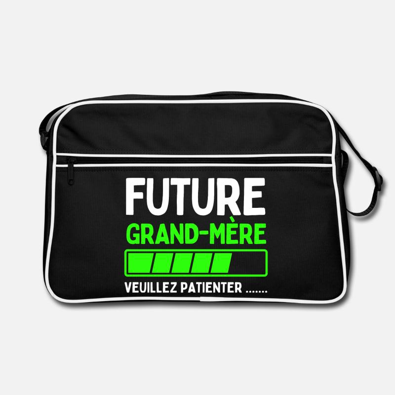 Werdende Großmutter Retro Tasche