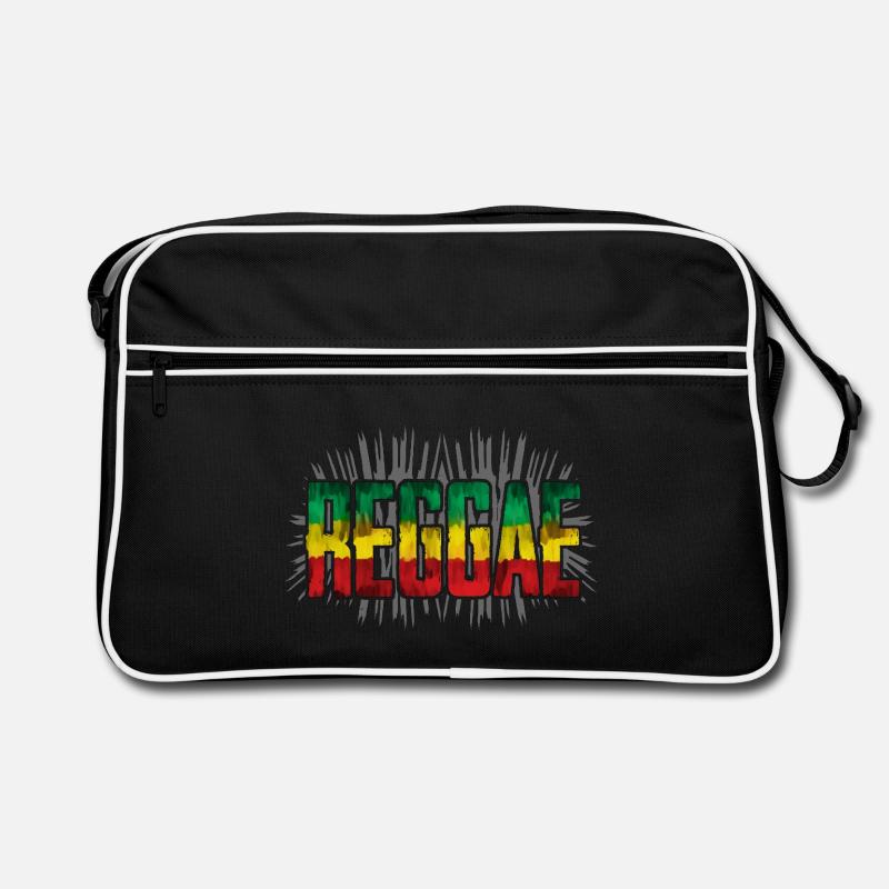 Reggae Symbol Design Retro Tasche