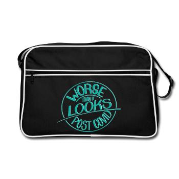 Pire qu’il n’y paraît, l’après-Covid - Sac Retro - noir/blanc - Devant