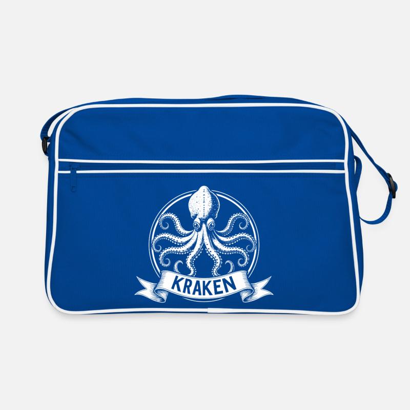Cercle de l’emblème du Kraken Sac Retro