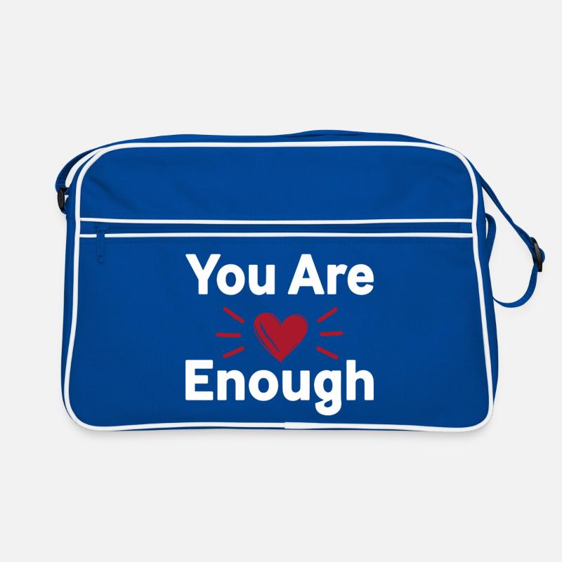 Déclaration d’amour de soi que tu es assez Sac Retro