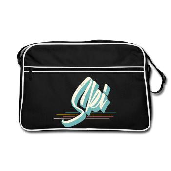 Ski - Retro Bag - black/white - Front