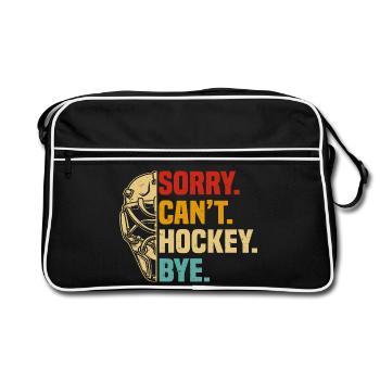 HOCKEY - Retro Tasche - Schwarz/Weiß - Vorne