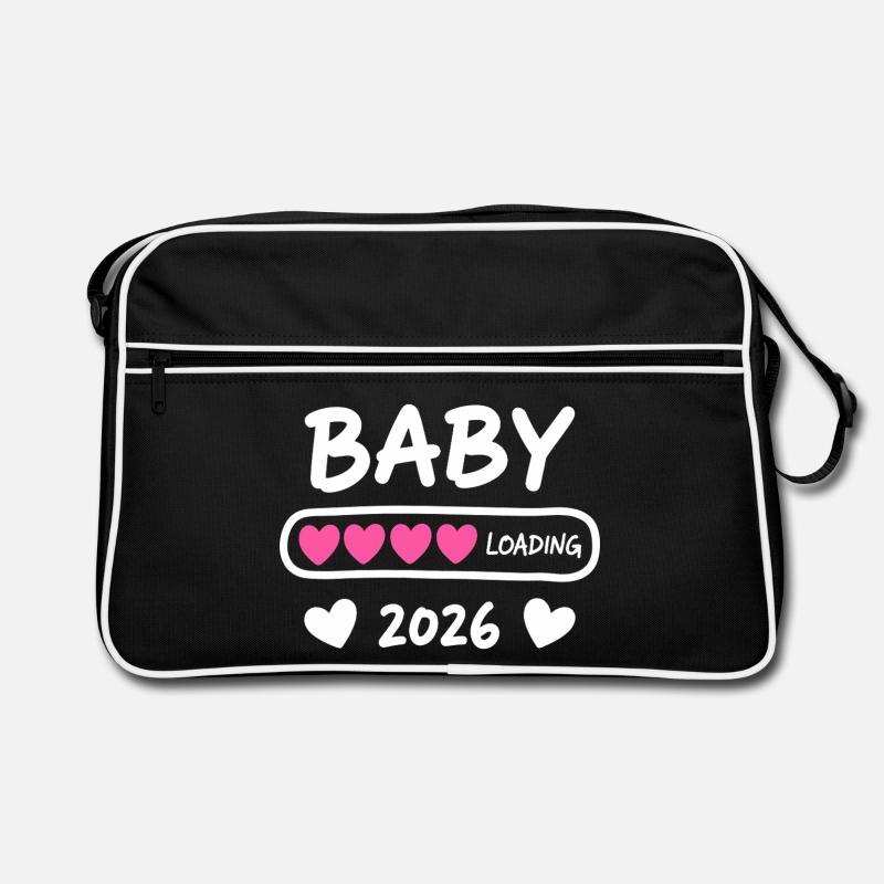Baby Loading 2026 Pregnancy Parents Retro Bag