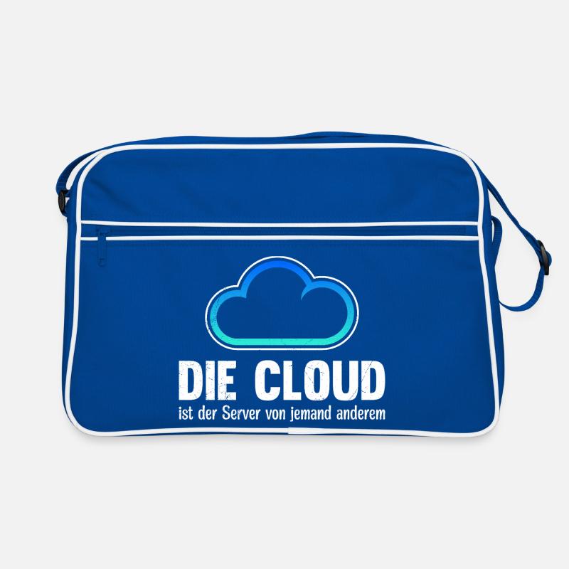 Codeur LE CLOUD EST LE SERVEUR DE QUELQU’UN D’AUTRE Sac Retro