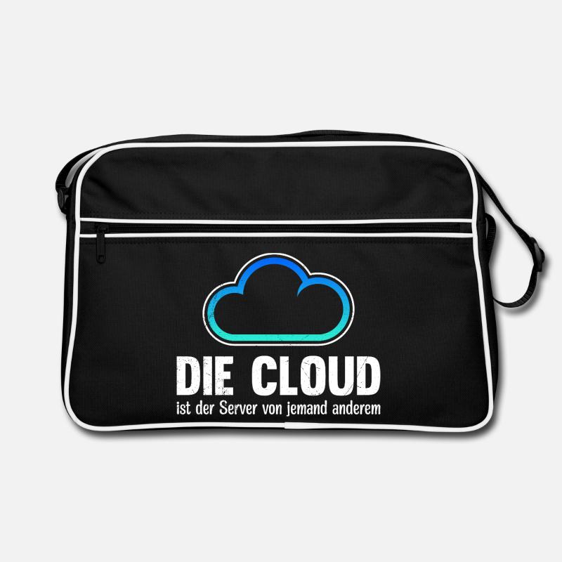 Coder THE CLOUD IS SOMEONE ELSE'S SERVER Retro Bag