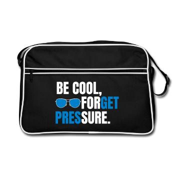Be Cool Forget Pressure - Sac Retro - noir/blanc - Devant