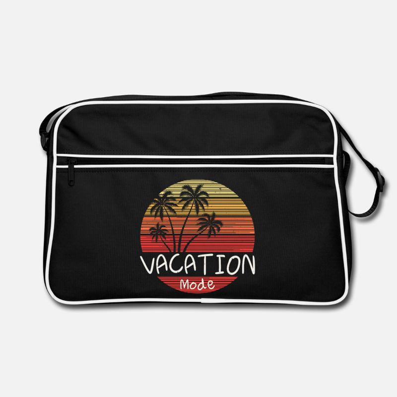 Mode de vacances Palmiers rétro, Sunset Beach Sac Retro