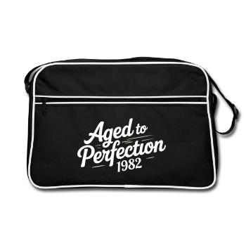 1982 Design for the 44 – For 44 years - Retro Bag - black/white - Front