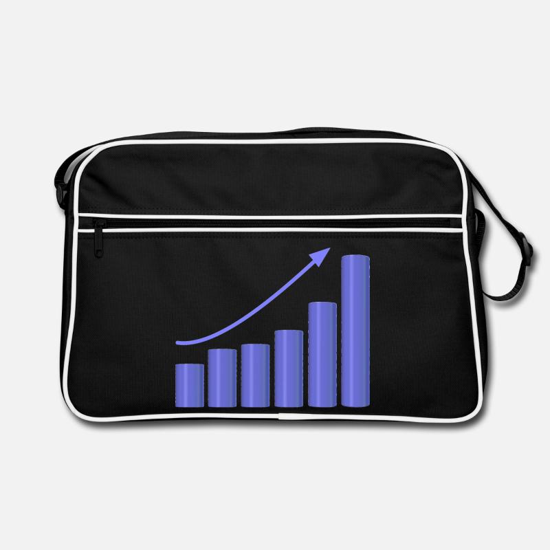 Growth chart with dynamic slope Retro Bag
