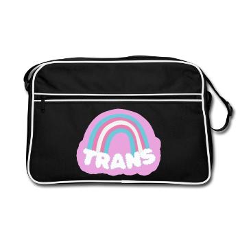 Transgender - Retro Bag - black/white - Front