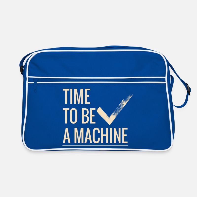 Zeit eine Maschine zu sein Retro Tasche