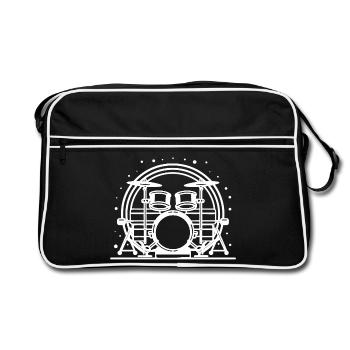 Percussion - Retro Bag - black/white - Front