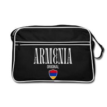 Originally from Armenia, born in Armenia - Retro Bag - black/white - Front