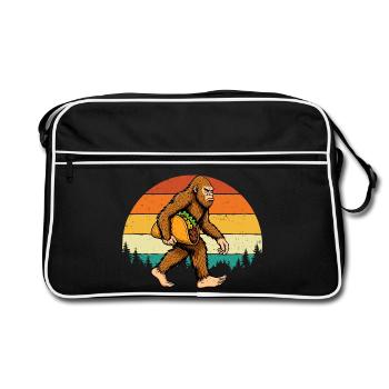 Bigfoot Portant Taco Drôle Fiesta Mashup - Sac Retro - noir/blanc - Devant