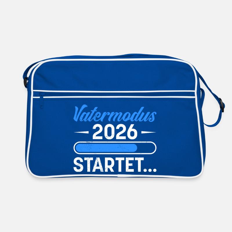 Future Dad FATHER MODE 2026 STARTS Retro Bag