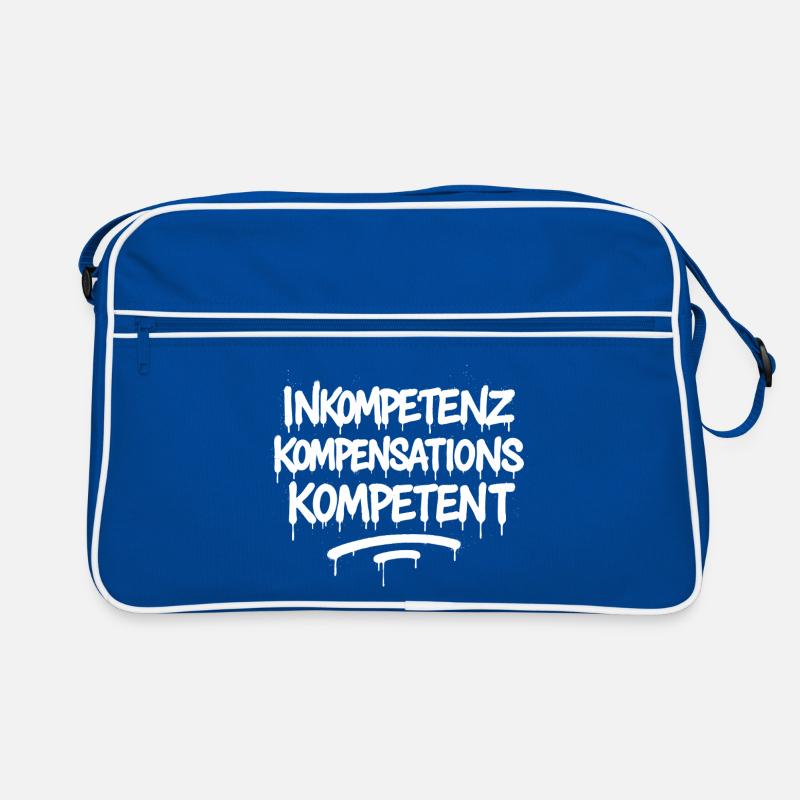 Inkompetenz Kompensations Kompetent – KOmpetenz Retro Tasche