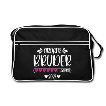 Big Brother 2027 loading - Retro Bag - black/white - Front