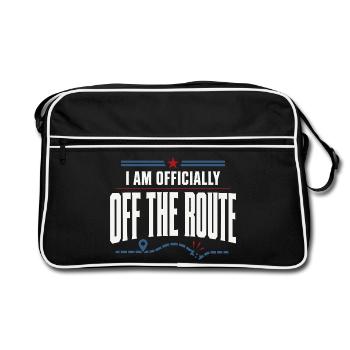 Retired Postman Retired Postman - Retro Bag - black/white - Front