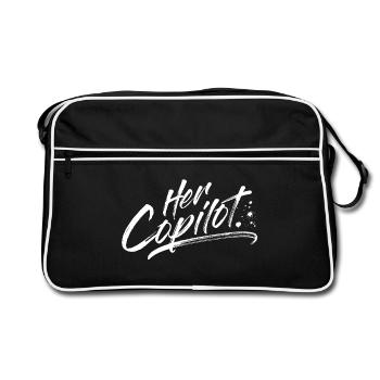 Her Copilot - Sac Retro - noir/blanc - Devant