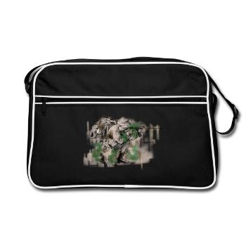Soldier - Retro Bag - black/white - Front