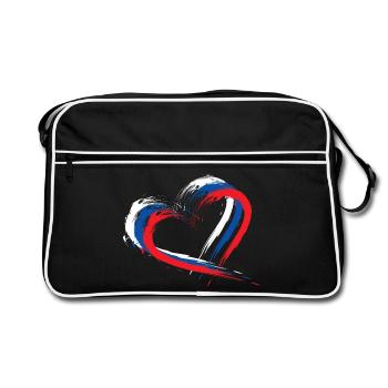 Slovakia - Retro Bag - black/white - Front