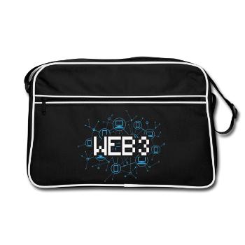 Web3 - Retro Bag - black/white - Front