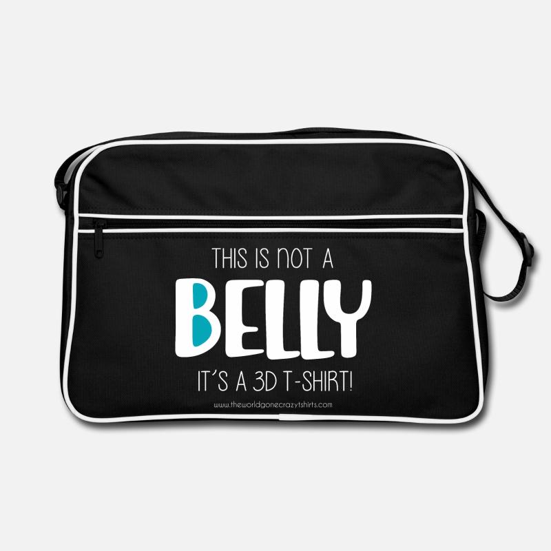 This is not a belly (dark) Retro Bag