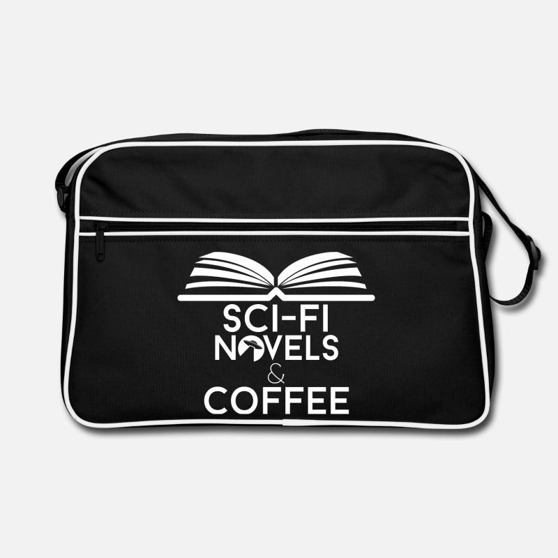 Book Lover Sci-Fi Novels and Coffee Retro Bag