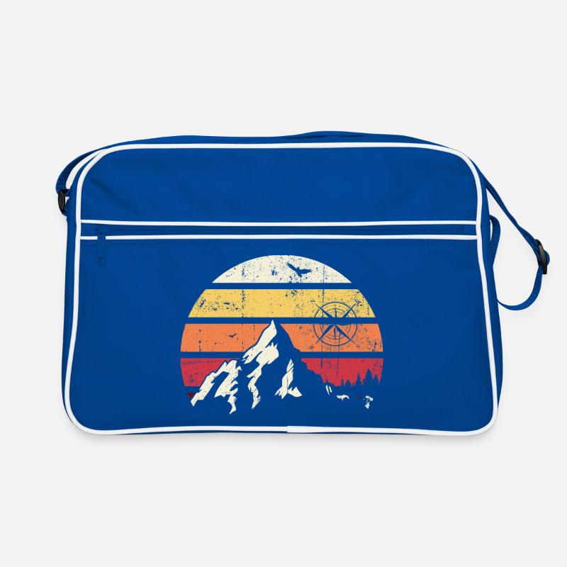 Alpine Sunset Compass Retro Bag