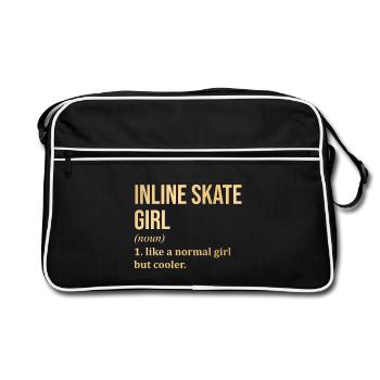 Inline Skating Inline Skating Inline Skating - Retro Bag - black/white - Front