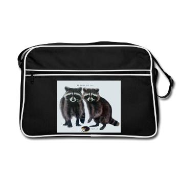 In dubio pro reo ! En cas de doute, pour l’accusé - Sac Retro - noir/blanc - Devant