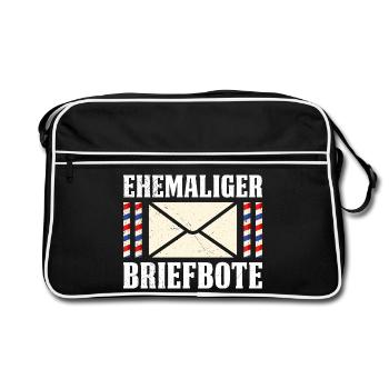 Postman FORMER POSTMAN Funny - Retro Bag - black/white - Front
