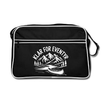 Eventyr Backpacking Vandring - Retro Tasche - Schwarz/Weiß - Vorne