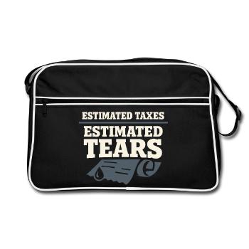 Indépendant indépendant Steuerhumor 1099 Life - Sac Retro - noir/blanc - Devant