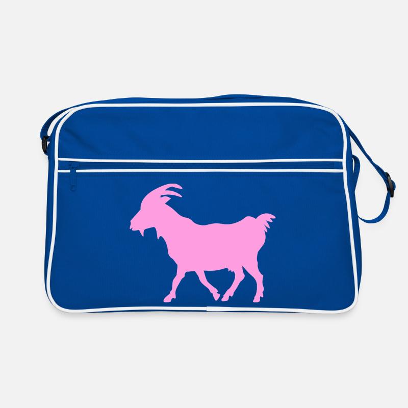 Ziege rosa G.O.A.T. Retro Tasche